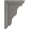 Ekena Millwork 2 1/4"W x 5"D x 7"H Hamilton Traditional Wood Vintage Decor Bracket, Reclaimed Grey BKTWD02X05X07HAGY - alternate 2